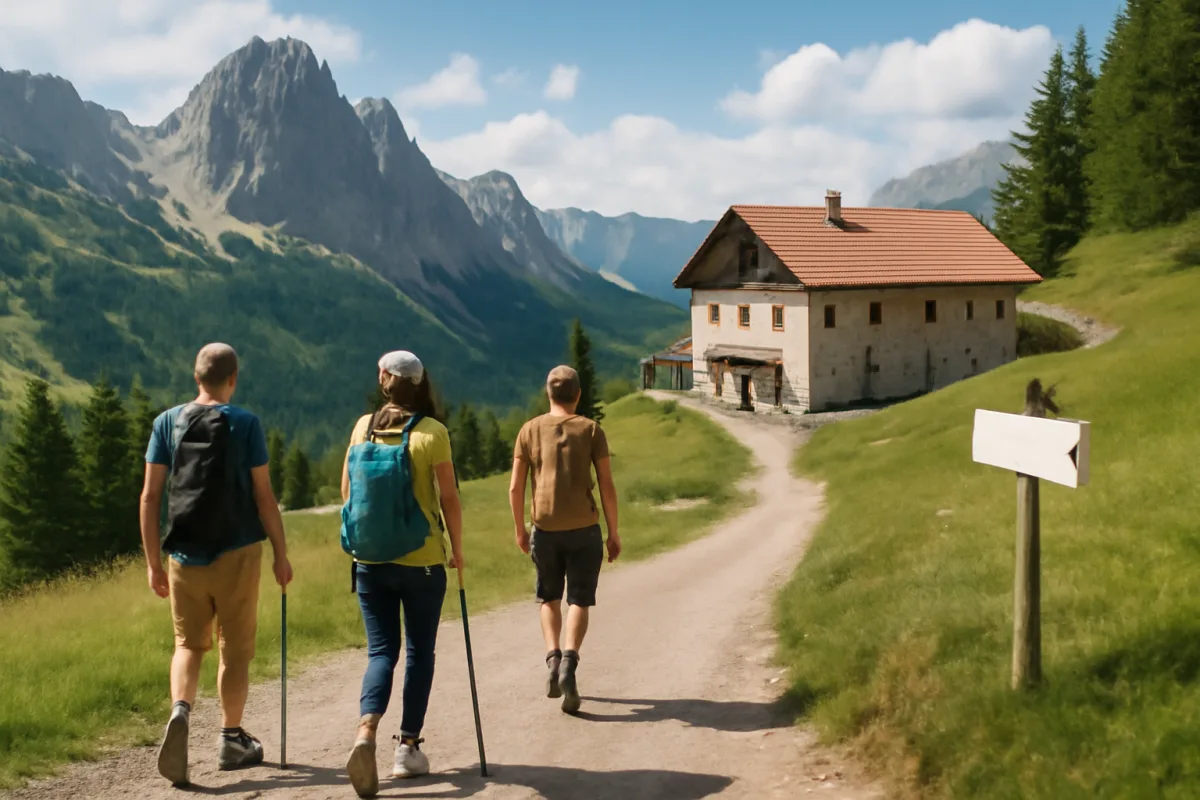 Trekking vicino a Il Rifugio del Lupo: sentieri panoramici accessibili a tutti