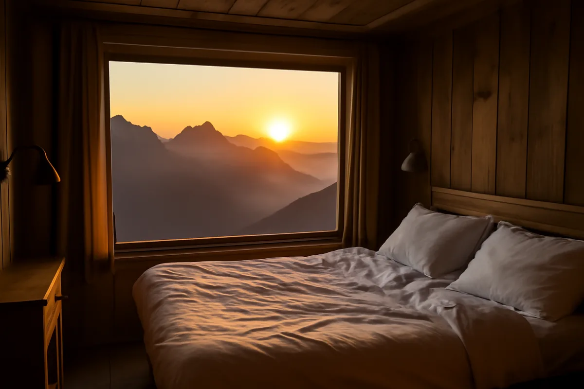 Le migliori camere con vista al rifugio: come scegliere per godersi l’alba sulle montagne