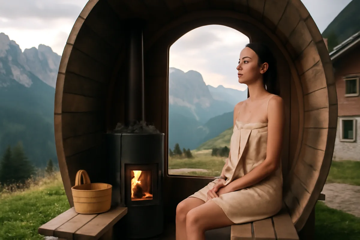 L’esperienza della sauna naturale in montagna: il rituale esclusivo proposto dal rifugio