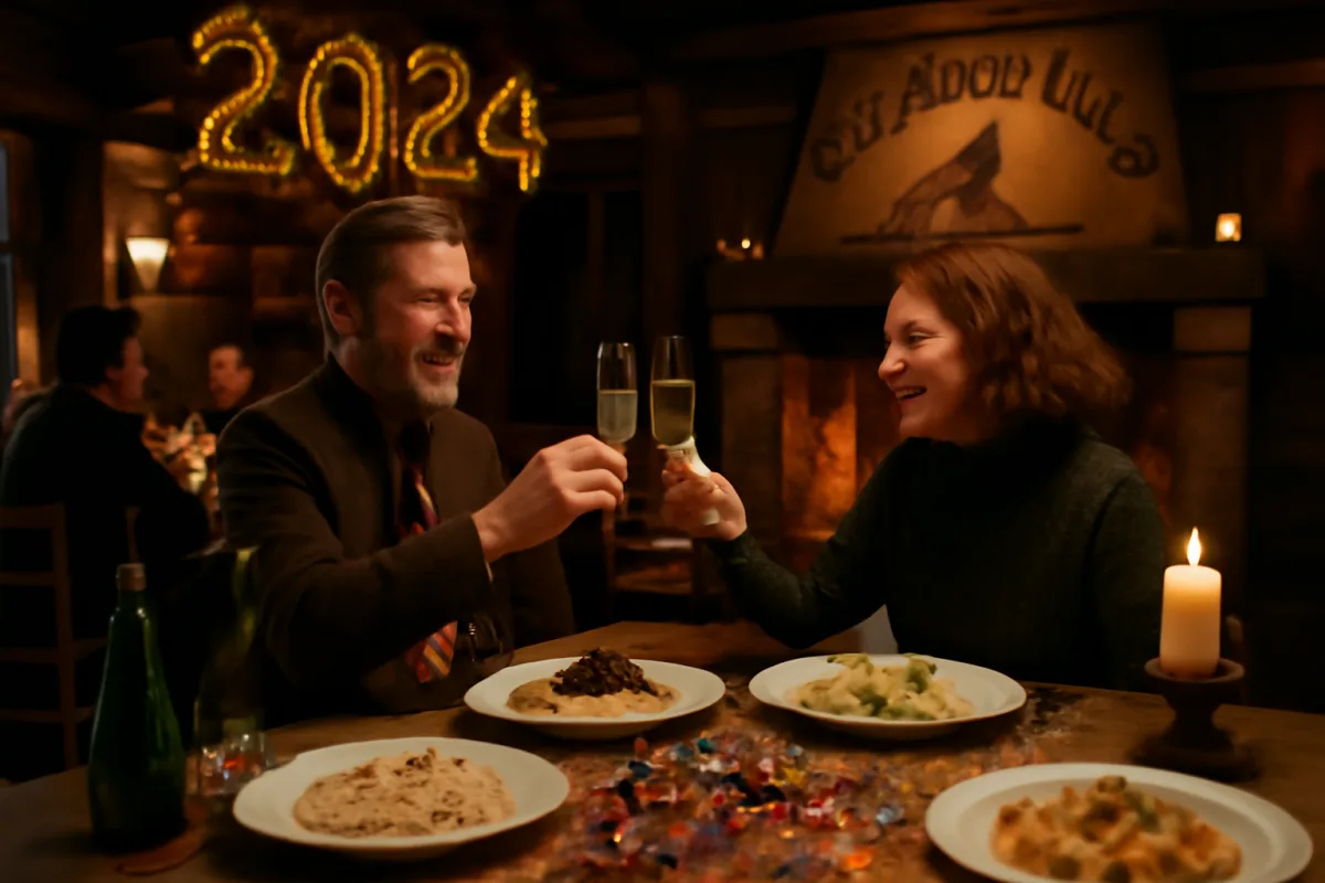 Come si festeggia il capodanno al Rifugio del Lupo? Tradizioni e menu speciali per l’evento esclusivo