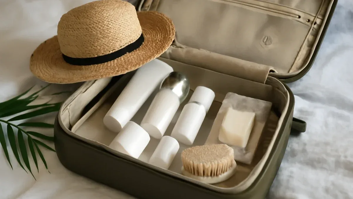 Come preparare un beauty case da viaggio senza portare prodotti inutili