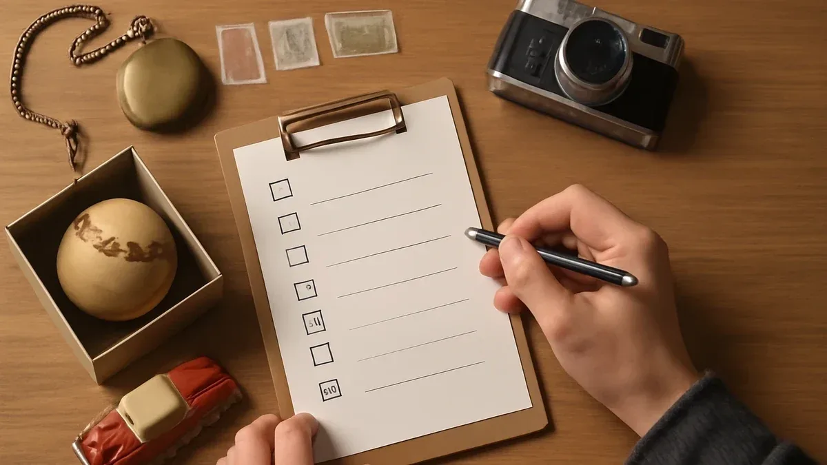 Come costruire una checklist di viaggio da riutilizzare ogni volta