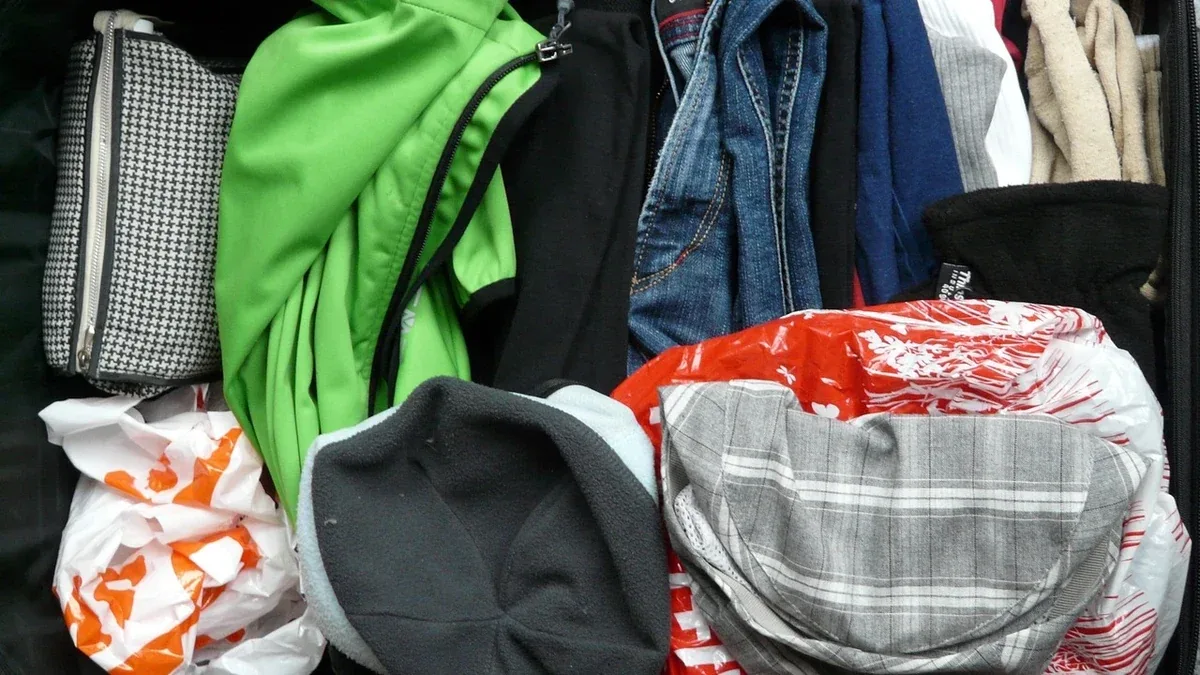 Come evitare che i vestiti si stropiccino troppo dentro il trolley