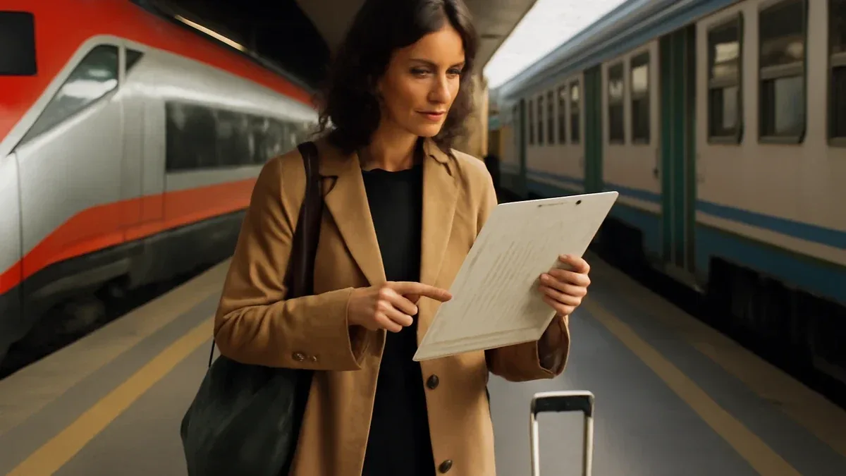 Come verificare la stazione di partenza del treno in una città con più stazioni
