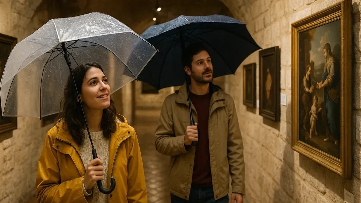 Come distribuire musei e passeggiate in una giornata di pioggia